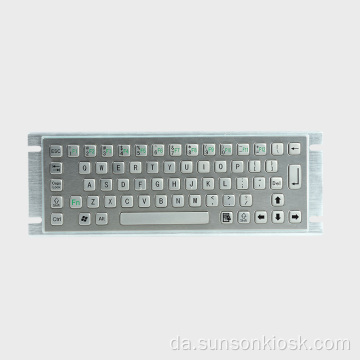 Braille Metal-tastatur med touchpad